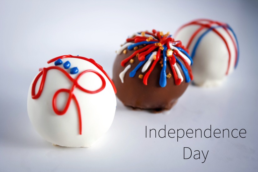Independence Day Cake Balls